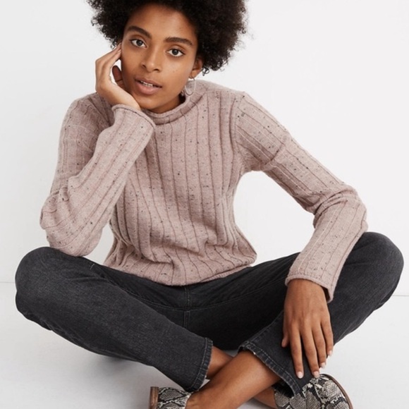 Madewell Sweaters - NEW MADEWELL Donegal Turtleneck Sweater Tan